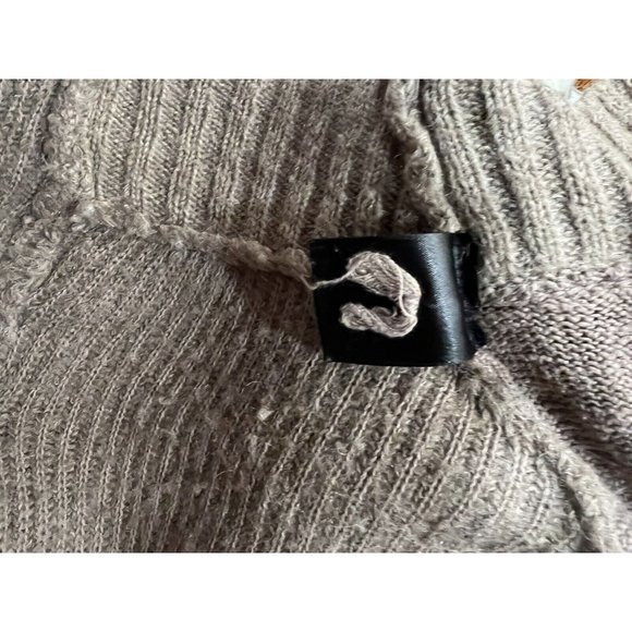 Anthropologie Sleeping On Snow Slubby Boucle Cardigan Medium Mohair Neutrals - Picture 7 of 7